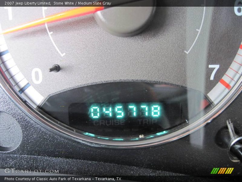Stone White / Medium Slate Gray 2007 Jeep Liberty Limited