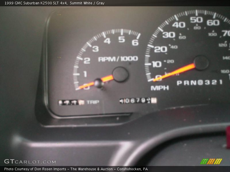 Summit White / Gray 1999 GMC Suburban K2500 SLT 4x4