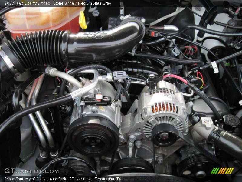 Stone White / Medium Slate Gray 2007 Jeep Liberty Limited