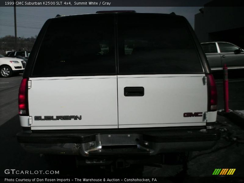 Summit White / Gray 1999 GMC Suburban K2500 SLT 4x4