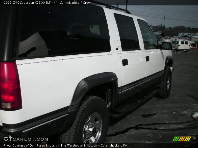 Summit White / Gray 1999 GMC Suburban K2500 SLT 4x4