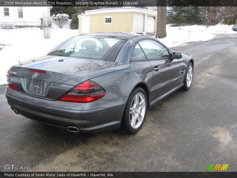 designo Graphite Metallic / Charcoal 2006 Mercedes-Benz SL 500 Roadster