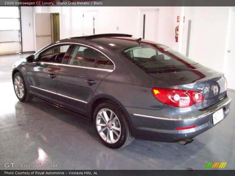Island Grey Metallic / Black 2009 Volkswagen CC Luxury