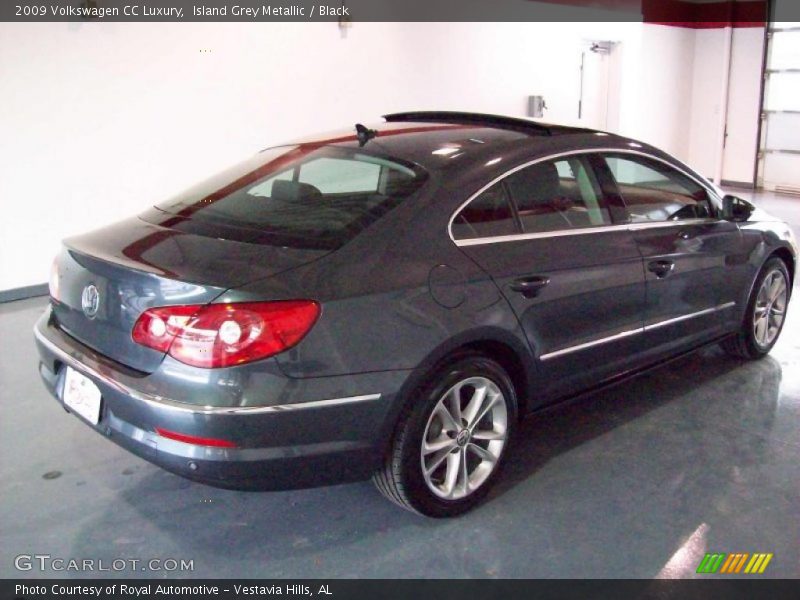 Island Grey Metallic / Black 2009 Volkswagen CC Luxury