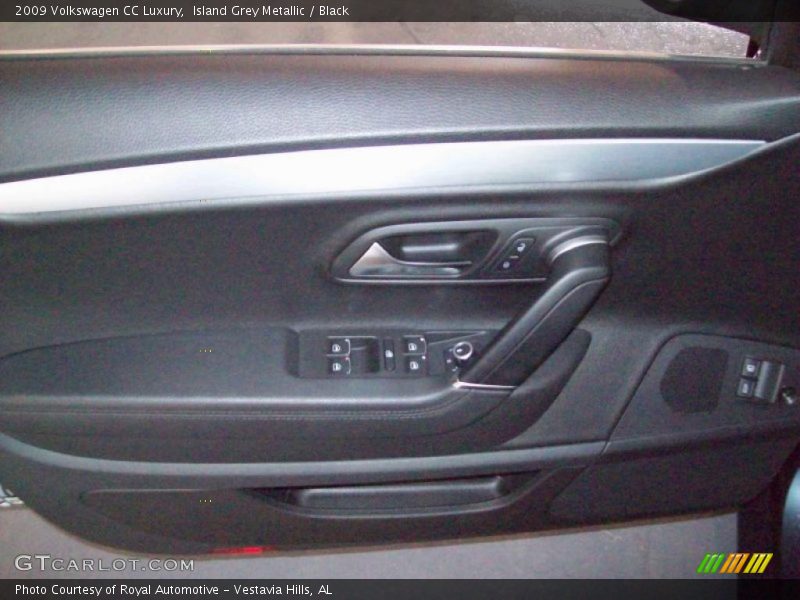 Island Grey Metallic / Black 2009 Volkswagen CC Luxury