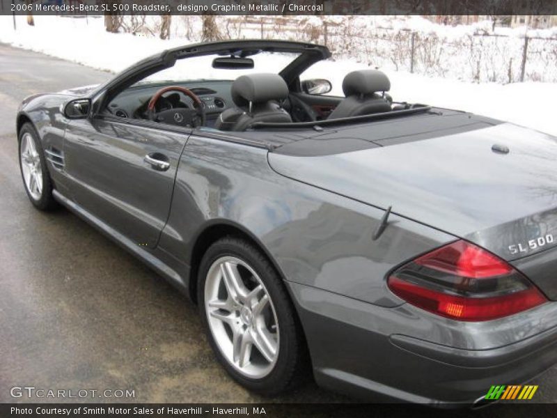 designo Graphite Metallic / Charcoal 2006 Mercedes-Benz SL 500 Roadster