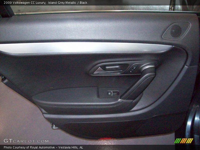 Island Grey Metallic / Black 2009 Volkswagen CC Luxury