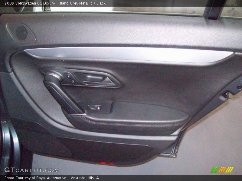 Island Grey Metallic / Black 2009 Volkswagen CC Luxury