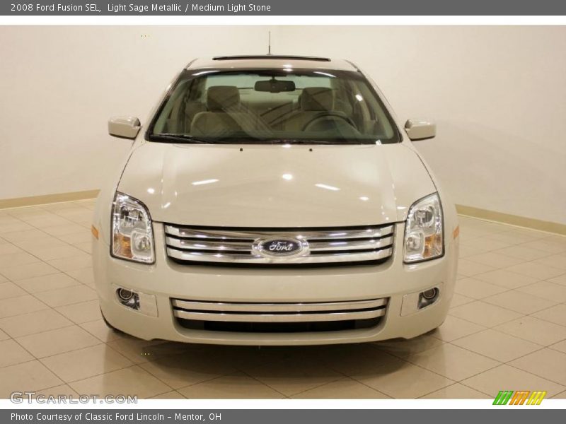 Light Sage Metallic / Medium Light Stone 2008 Ford Fusion SEL