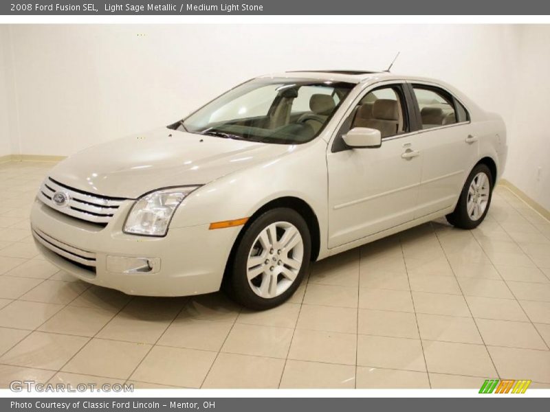 Light Sage Metallic / Medium Light Stone 2008 Ford Fusion SEL