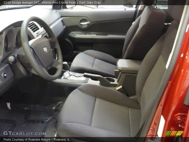 Inferno Red Crystal Pearl / Dark Slate Gray 2010 Dodge Avenger SXT