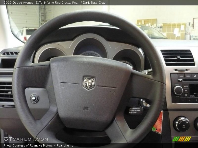 Inferno Red Crystal Pearl / Dark Slate Gray 2010 Dodge Avenger SXT