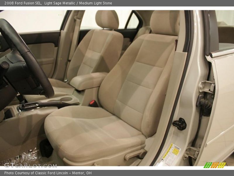Light Sage Metallic / Medium Light Stone 2008 Ford Fusion SEL