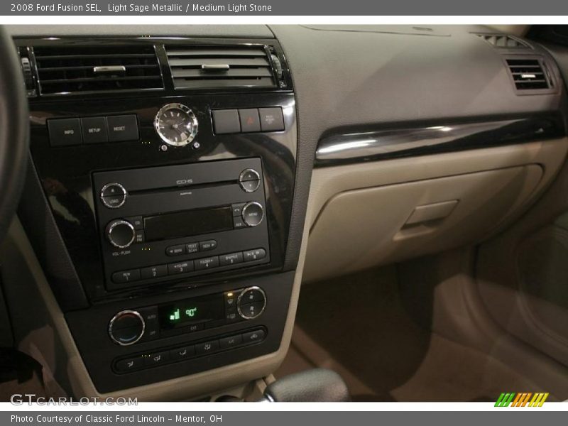 Light Sage Metallic / Medium Light Stone 2008 Ford Fusion SEL