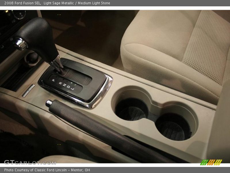 Light Sage Metallic / Medium Light Stone 2008 Ford Fusion SEL