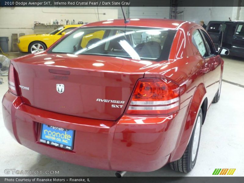 Inferno Red Crystal Pearl / Dark Slate Gray 2010 Dodge Avenger SXT