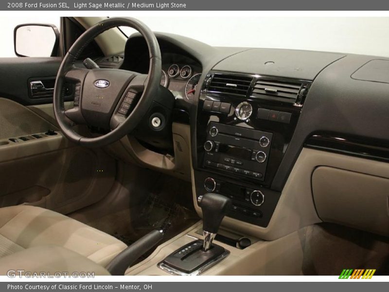 Light Sage Metallic / Medium Light Stone 2008 Ford Fusion SEL
