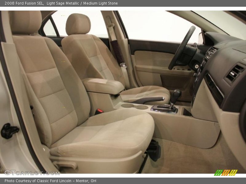 Light Sage Metallic / Medium Light Stone 2008 Ford Fusion SEL