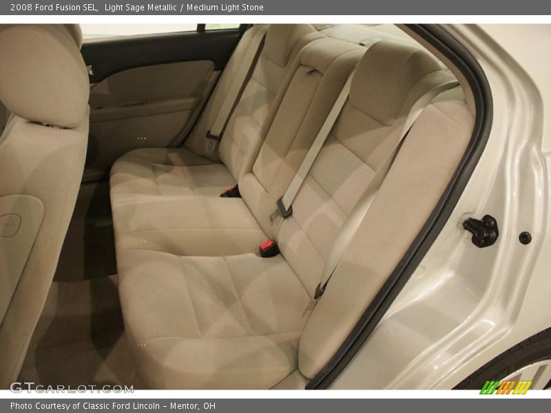 Light Sage Metallic / Medium Light Stone 2008 Ford Fusion SEL