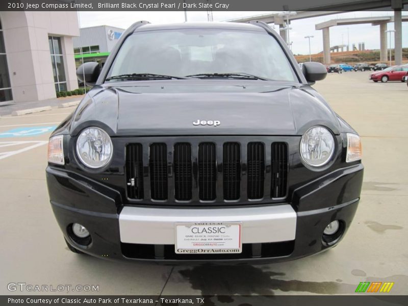 Brilliant Black Crystal Pearl / Dark Slate Gray 2010 Jeep Compass Limited