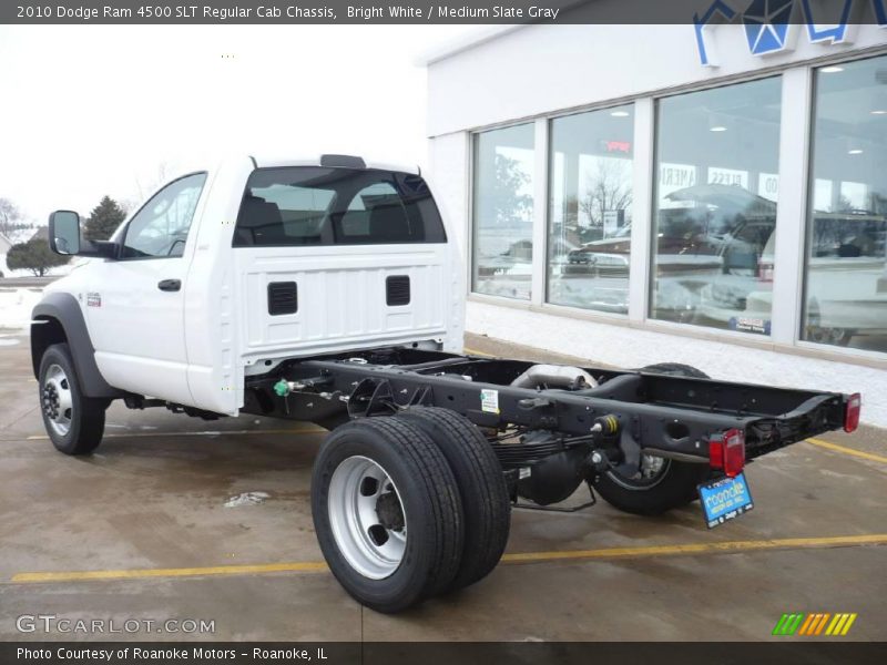 Bright White / Medium Slate Gray 2010 Dodge Ram 4500 SLT Regular Cab Chassis