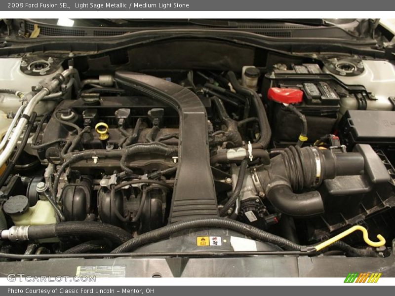 Light Sage Metallic / Medium Light Stone 2008 Ford Fusion SEL
