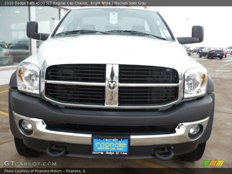 Bright White / Medium Slate Gray 2010 Dodge Ram 4500 SLT Regular Cab Chassis
