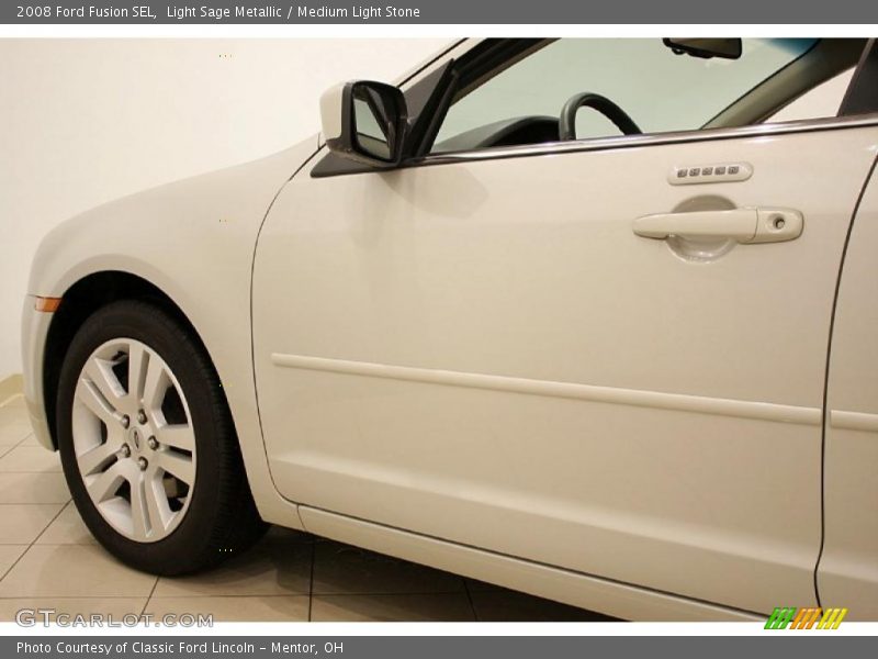 Light Sage Metallic / Medium Light Stone 2008 Ford Fusion SEL