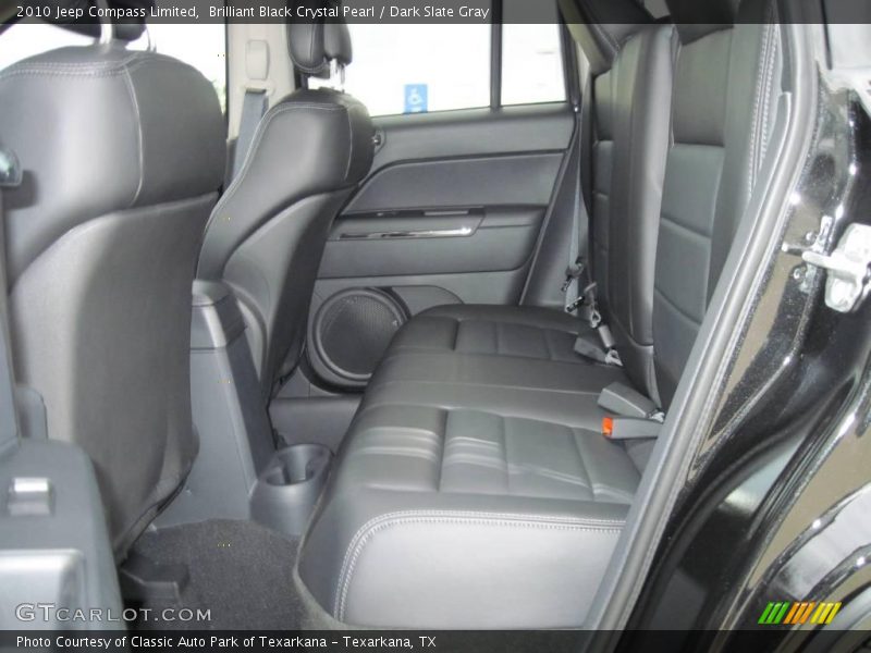 Brilliant Black Crystal Pearl / Dark Slate Gray 2010 Jeep Compass Limited
