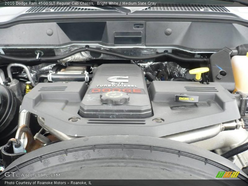 Bright White / Medium Slate Gray 2010 Dodge Ram 4500 SLT Regular Cab Chassis