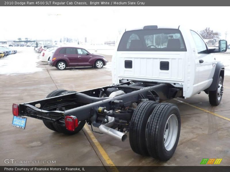 Bright White / Medium Slate Gray 2010 Dodge Ram 4500 SLT Regular Cab Chassis