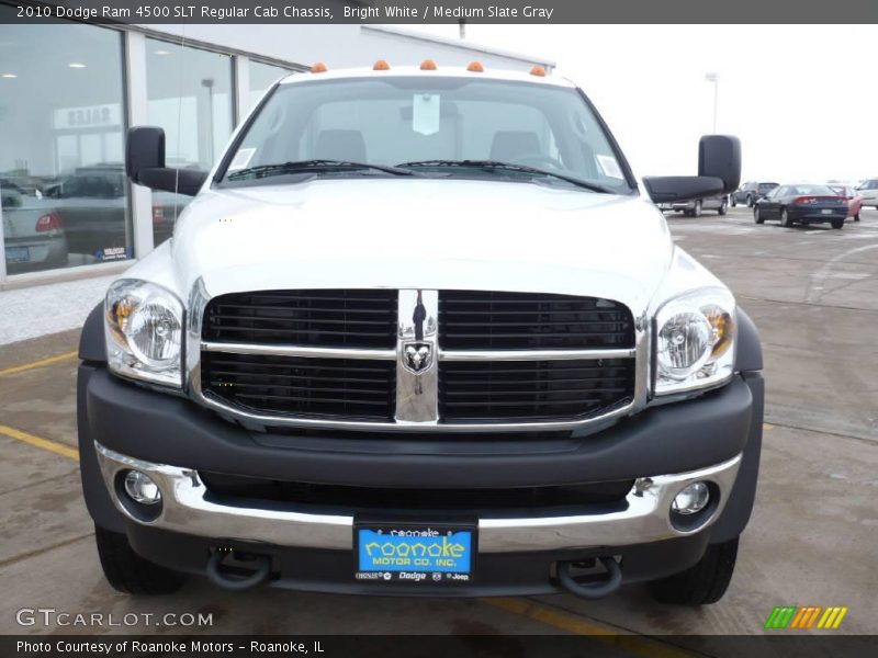 Bright White / Medium Slate Gray 2010 Dodge Ram 4500 SLT Regular Cab Chassis