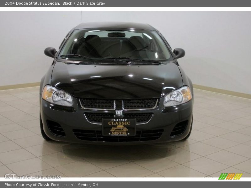 Black / Dark Slate Gray 2004 Dodge Stratus SE Sedan