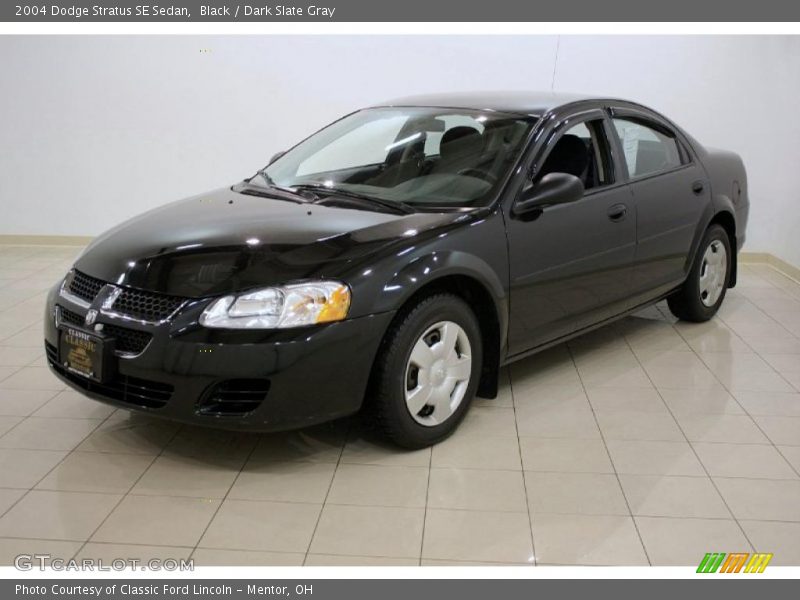 Black / Dark Slate Gray 2004 Dodge Stratus SE Sedan