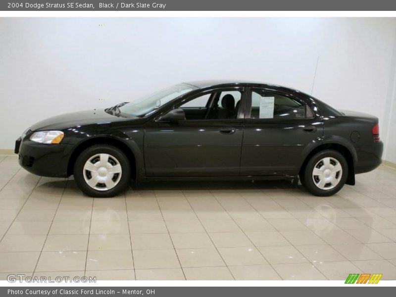 Black / Dark Slate Gray 2004 Dodge Stratus SE Sedan