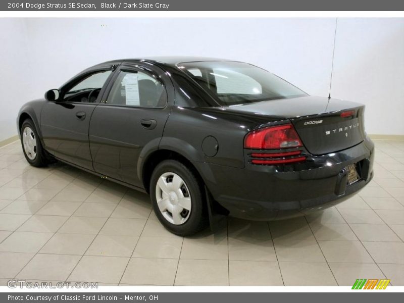Black / Dark Slate Gray 2004 Dodge Stratus SE Sedan