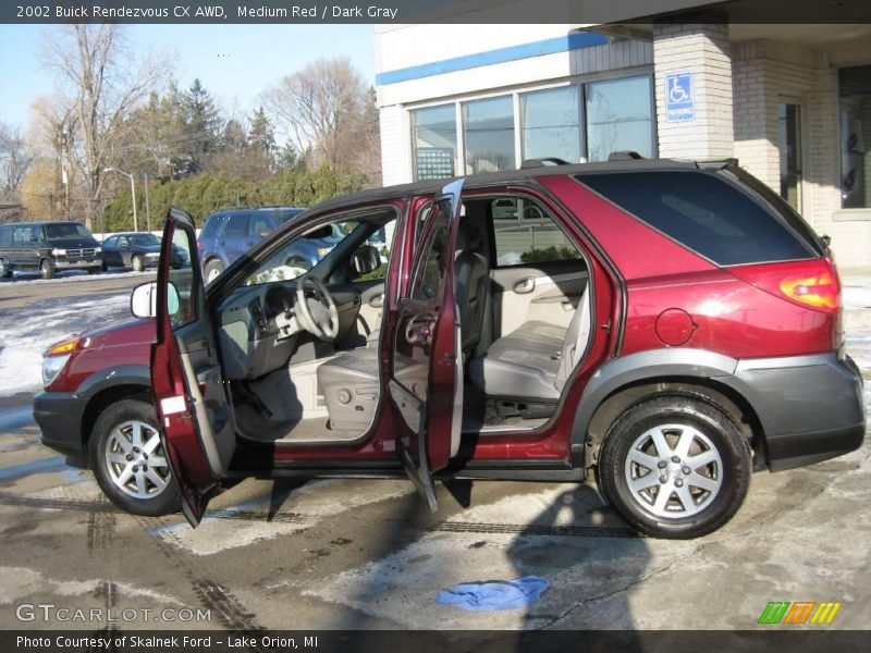 Medium Red / Dark Gray 2002 Buick Rendezvous CX AWD