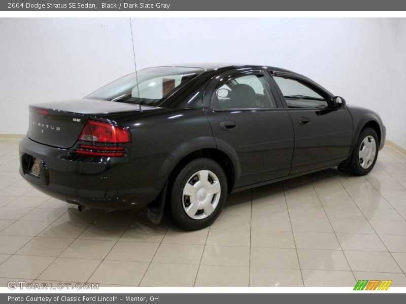 Black / Dark Slate Gray 2004 Dodge Stratus SE Sedan