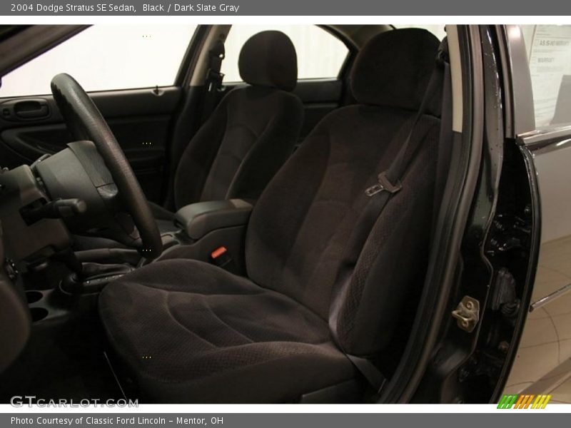 Black / Dark Slate Gray 2004 Dodge Stratus SE Sedan