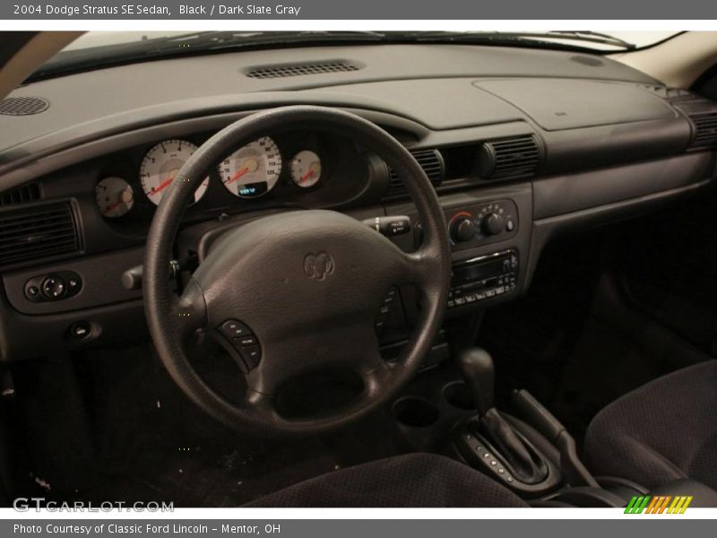 Black / Dark Slate Gray 2004 Dodge Stratus SE Sedan