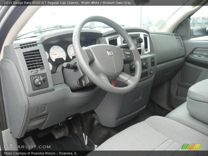 Bright White / Medium Slate Gray 2010 Dodge Ram 4500 SLT Regular Cab Chassis