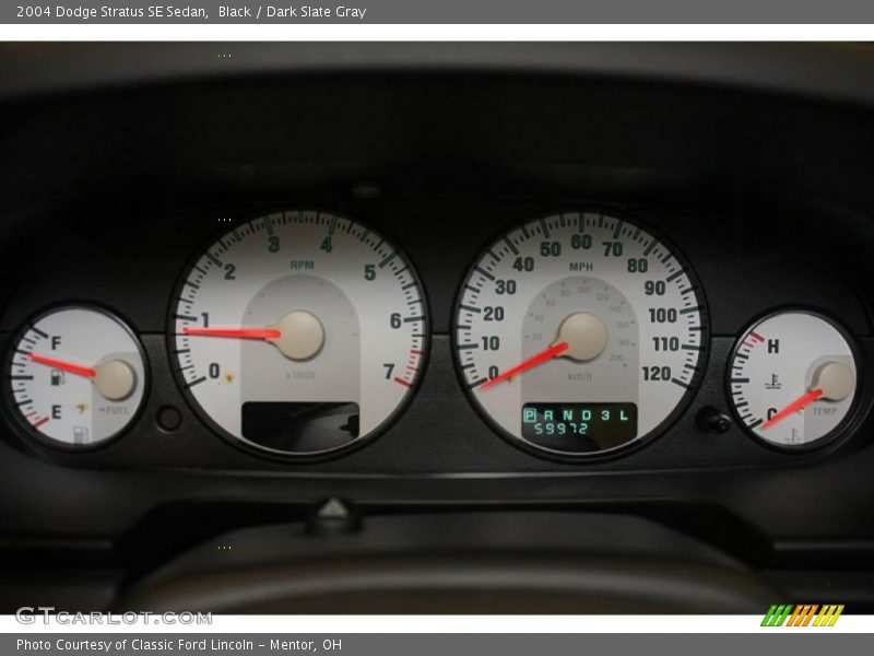 Black / Dark Slate Gray 2004 Dodge Stratus SE Sedan