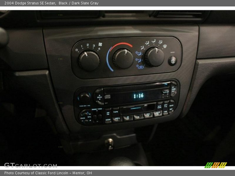 Black / Dark Slate Gray 2004 Dodge Stratus SE Sedan