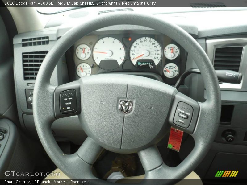 Bright White / Medium Slate Gray 2010 Dodge Ram 4500 SLT Regular Cab Chassis
