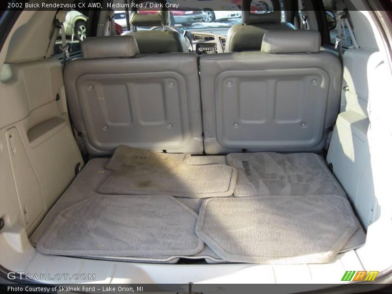 Medium Red / Dark Gray 2002 Buick Rendezvous CX AWD