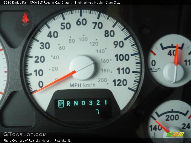 Bright White / Medium Slate Gray 2010 Dodge Ram 4500 SLT Regular Cab Chassis