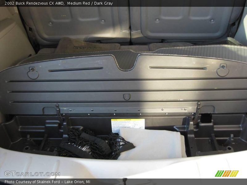 Medium Red / Dark Gray 2002 Buick Rendezvous CX AWD