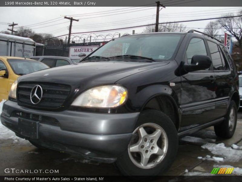 Black / Grey 1998 Mercedes-Benz ML 320 4Matic