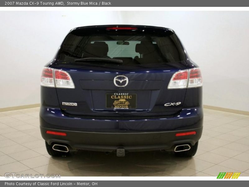 Stormy Blue Mica / Black 2007 Mazda CX-9 Touring AWD