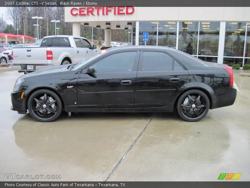 Black Raven / Ebony 2007 Cadillac CTS -V Sedan